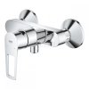 GROHE - BauLoop bateria prysznicowa ścienna 1-uchwytowa 2-otworowa przyłącza S chrom Longlife głowica ceramiczna 35 mm, StarLight chrom  23633001